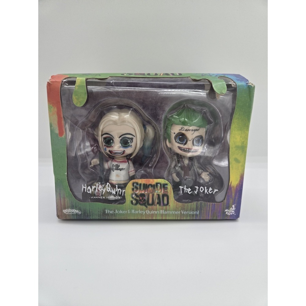 COSBABY Hot Toys Suicide Squad HARLEY QUINN and THE JOKER Figure Set New